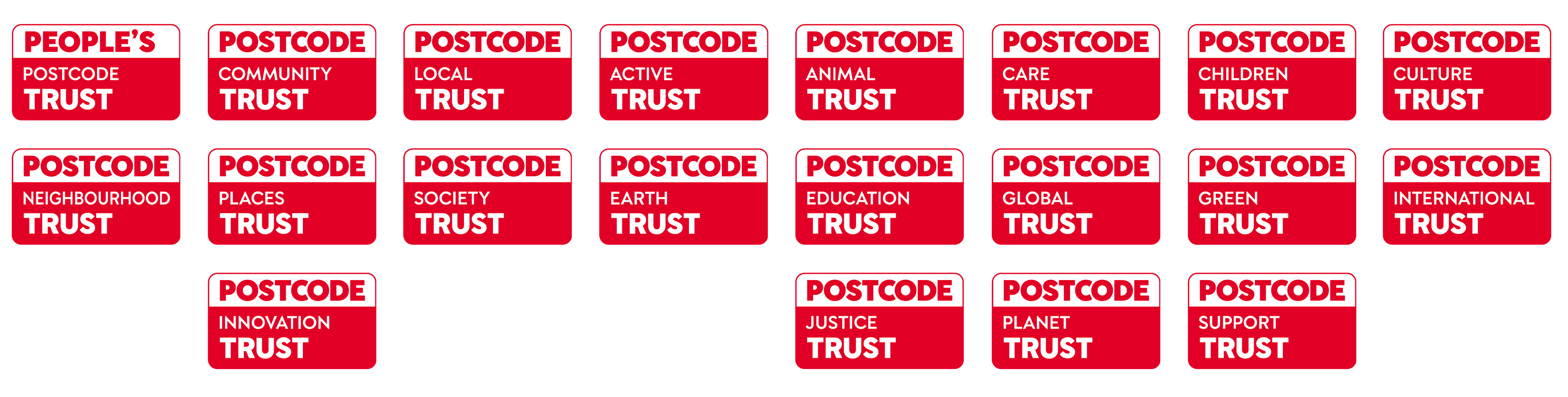 20 Postcode Trusts